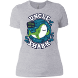T-Shirts Heather Grey / X-Small Shark Family trazo - Uncle Women's Premium T-Shirt