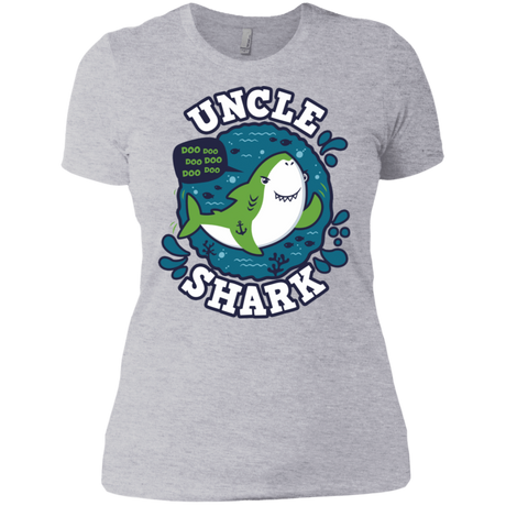 T-Shirts Heather Grey / X-Small Shark Family trazo - Uncle Women's Premium T-Shirt