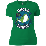 T-Shirts Kelly Green / X-Small Shark Family trazo - Uncle Women's Premium T-Shirt