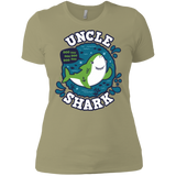 T-Shirts Light Olive / X-Small Shark Family trazo - Uncle Women's Premium T-Shirt