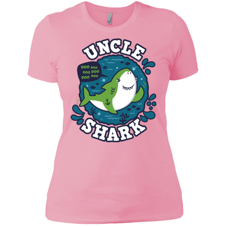 T-Shirts Light Pink / X-Small Shark Family trazo - Uncle Women's Premium T-Shirt