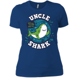 T-Shirts Royal / X-Small Shark Family trazo - Uncle Women's Premium T-Shirt