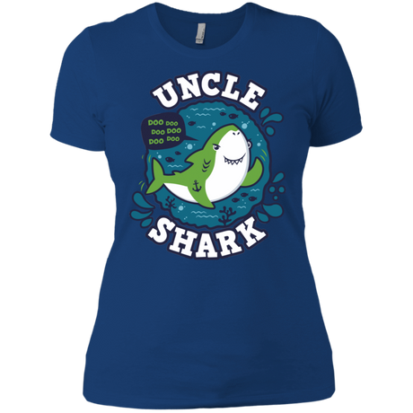 T-Shirts Royal / X-Small Shark Family trazo - Uncle Women's Premium T-Shirt