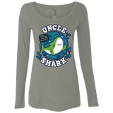 T-Shirts Venetian Grey / S Shark Family trazo - Uncle Women's Triblend Long Sleeve Shirt