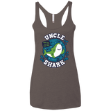 T-Shirts Macchiato / X-Small Shark Family trazo - Uncle Women's Triblend Racerback Tank