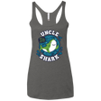 T-Shirts Premium Heather / X-Small Shark Family trazo - Uncle Women's Triblend Racerback Tank