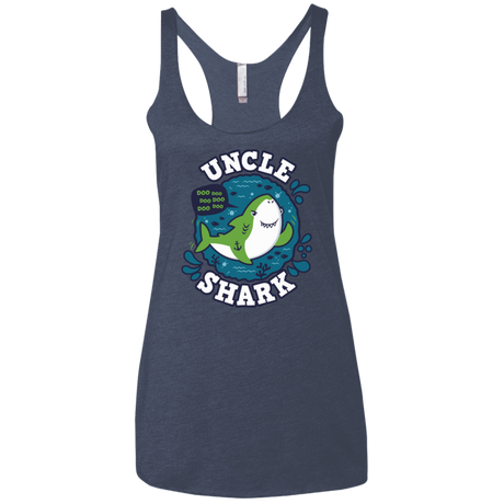 T-Shirts Vintage Navy / X-Small Shark Family trazo - Uncle Women's Triblend Racerback Tank