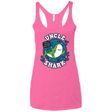 T-Shirts Vintage Pink / X-Small Shark Family trazo - Uncle Women's Triblend Racerback Tank