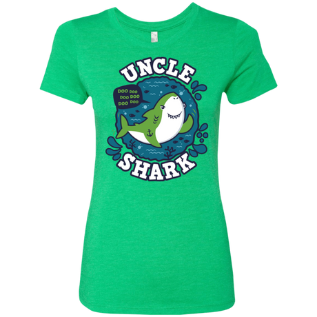 T-Shirts Envy / S Shark Family trazo - Uncle Women's Triblend T-Shirt