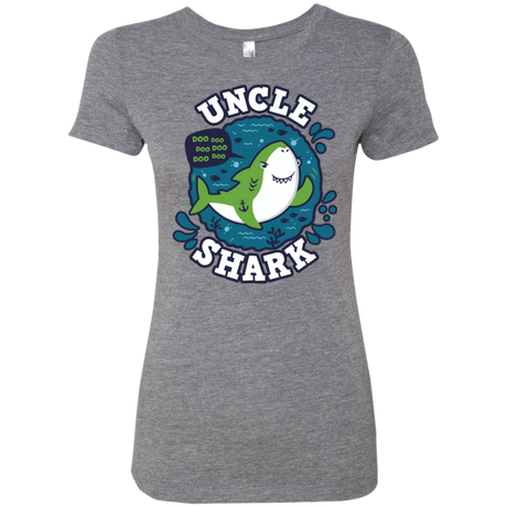 T-Shirts Premium Heather / S Shark Family trazo - Uncle Women's Triblend T-Shirt