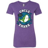 T-Shirts Purple Rush / S Shark Family trazo - Uncle Women's Triblend T-Shirt