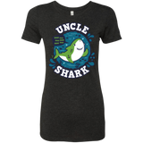 T-Shirts Vintage Black / S Shark Family trazo - Uncle Women's Triblend T-Shirt