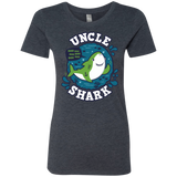 T-Shirts Vintage Navy / S Shark Family trazo - Uncle Women's Triblend T-Shirt