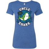 T-Shirts Vintage Royal / S Shark Family trazo - Uncle Women's Triblend T-Shirt