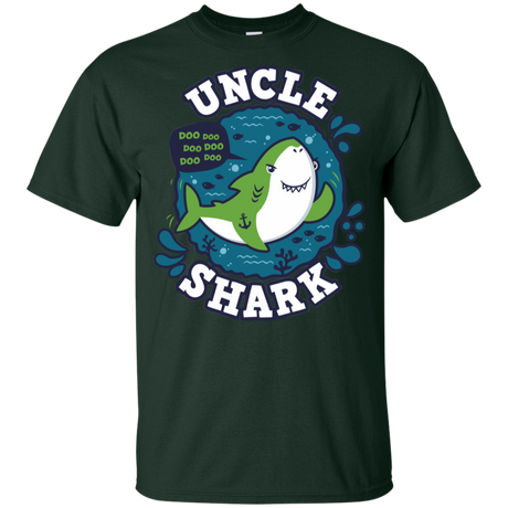 T-Shirts Forest / YXS Shark Family trazo - Uncle Youth T-Shirt