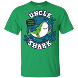 T-Shirts Irish Green / YXS Shark Family trazo - Uncle Youth T-Shirt