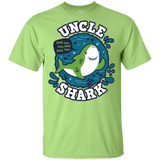 T-Shirts Mint Green / YXS Shark Family trazo - Uncle Youth T-Shirt