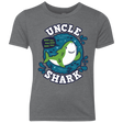 T-Shirts Premium Heather / YXS Shark Family trazo - Uncle Youth Triblend T-Shirt