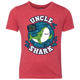 T-Shirts Vintage Red / YXS Shark Family trazo - Uncle Youth Triblend T-Shirt