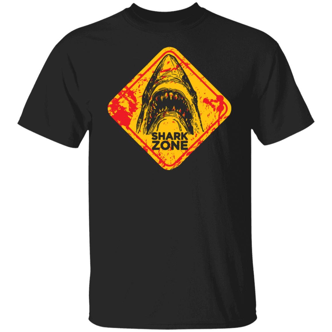 T-Shirts Black / S Shark Zone T-Shirt