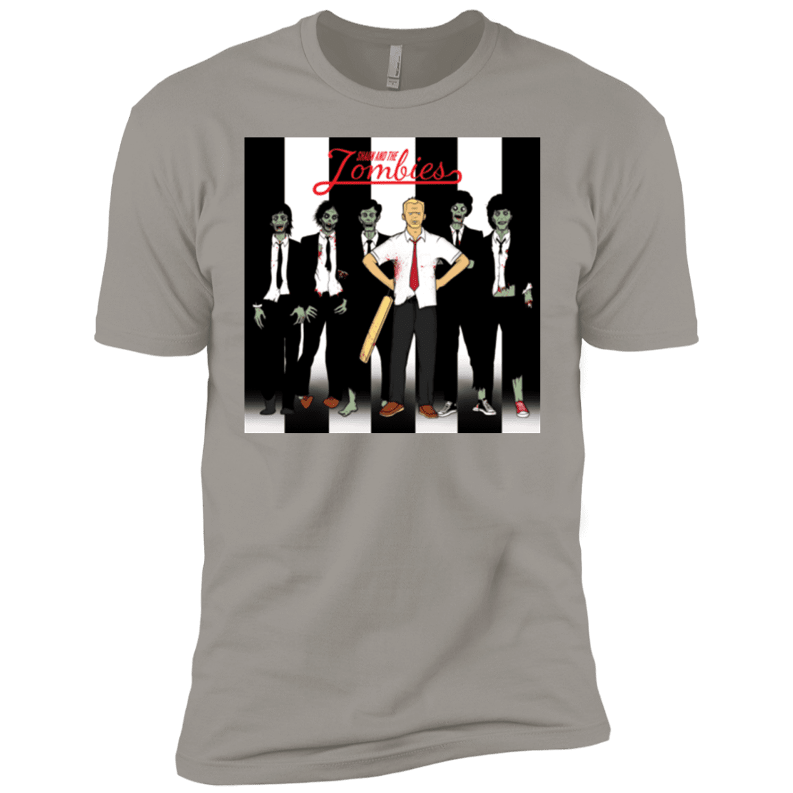 T-Shirts Light Grey / YXS Shaun and the Zombies Boys Premium T-Shirt