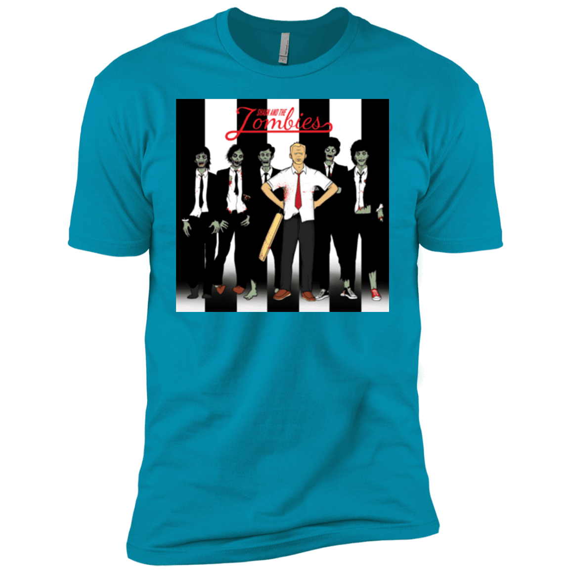 T-Shirts Turquoise / YXS Shaun and the Zombies Boys Premium T-Shirt