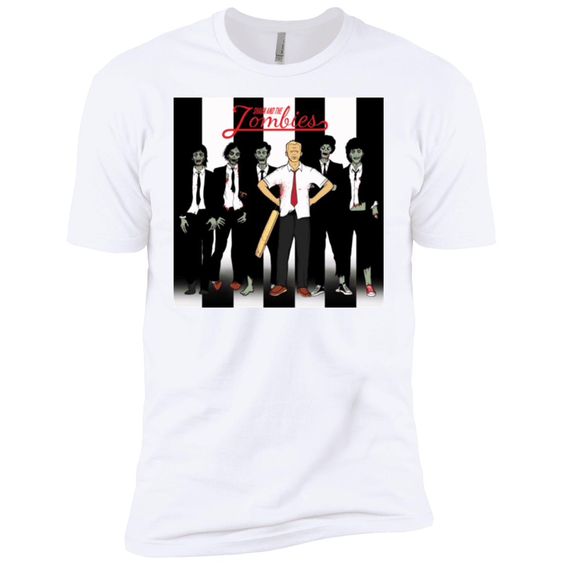 T-Shirts White / YXS Shaun and the Zombies Boys Premium T-Shirt