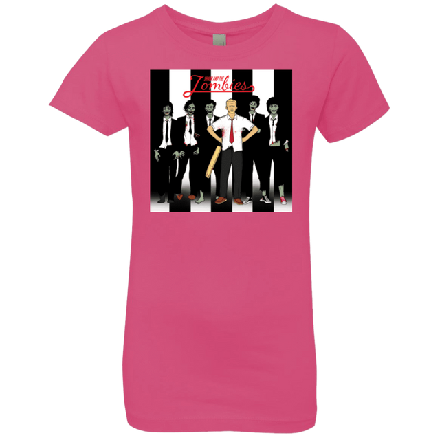 T-Shirts Hot Pink / YXS Shaun and the Zombies Girls Premium T-Shirt