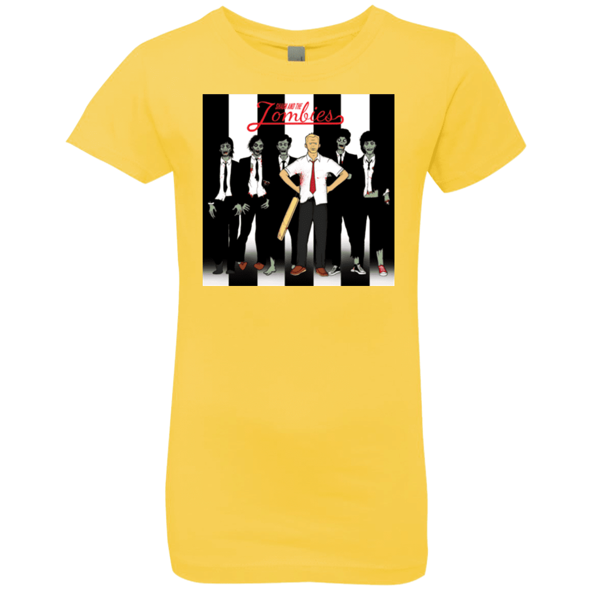 T-Shirts Vibrant Yellow / YXS Shaun and the Zombies Girls Premium T-Shirt