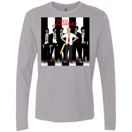 T-Shirts Heather Grey / Small Shaun and the Zombies Men's Premium Long Sleeve