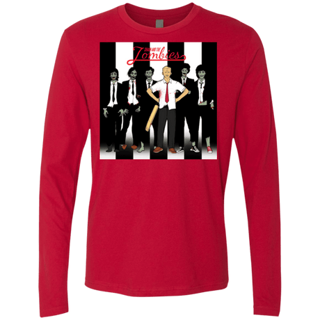 T-Shirts Red / Small Shaun and the Zombies Men's Premium Long Sleeve