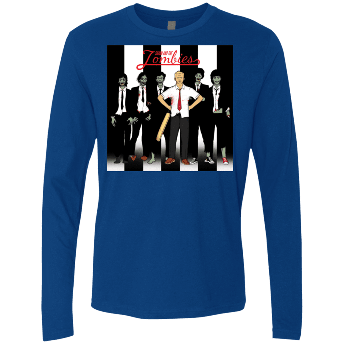 T-Shirts Royal / Small Shaun and the Zombies Men's Premium Long Sleeve