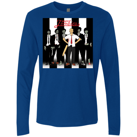 T-Shirts Royal / Small Shaun and the Zombies Men's Premium Long Sleeve