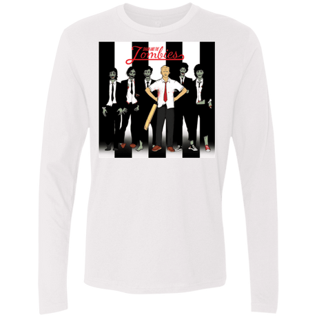 T-Shirts White / Small Shaun and the Zombies Men's Premium Long Sleeve