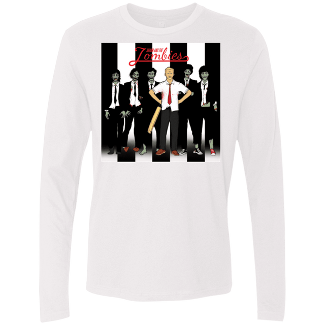 T-Shirts White / Small Shaun and the Zombies Men's Premium Long Sleeve