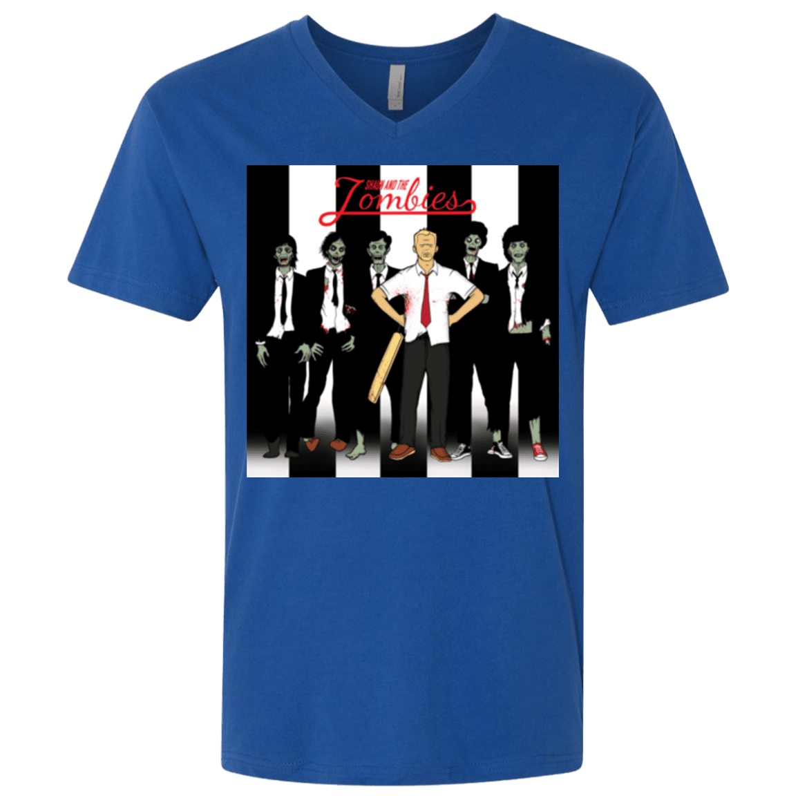 T-Shirts Royal / X-Small Shaun and the Zombies Men's Premium V-Neck