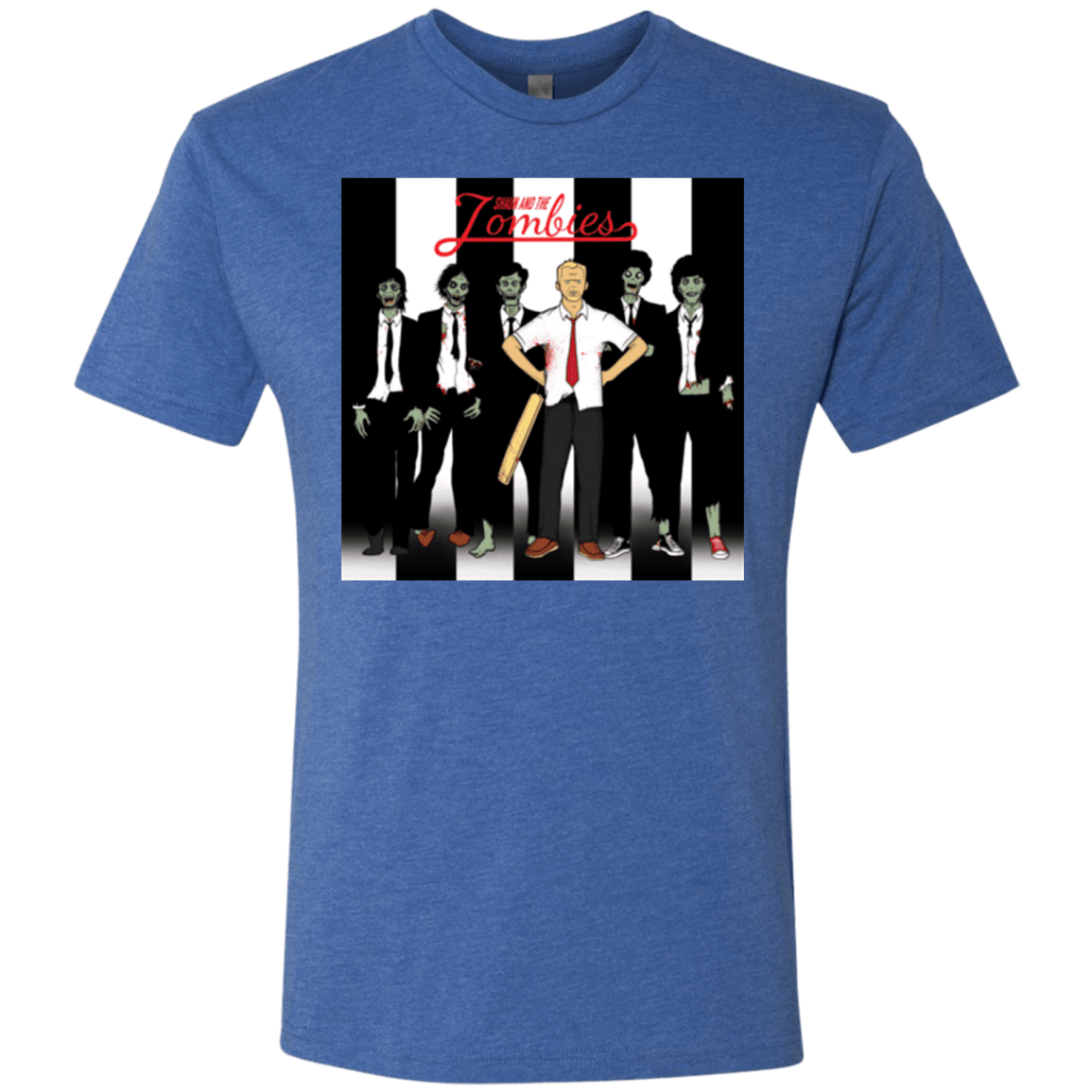 T-Shirts Vintage Royal / Small Shaun and the Zombies Men's Triblend T-Shirt