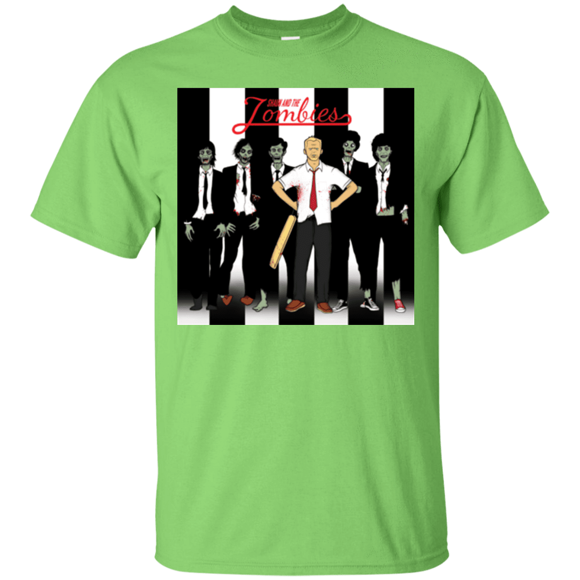 T-Shirts Lime / Small Shaun and the Zombies T-Shirt