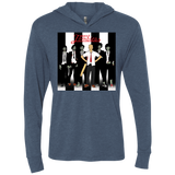 T-Shirts Indigo / X-Small Shaun and the Zombies Triblend Long Sleeve Hoodie Tee