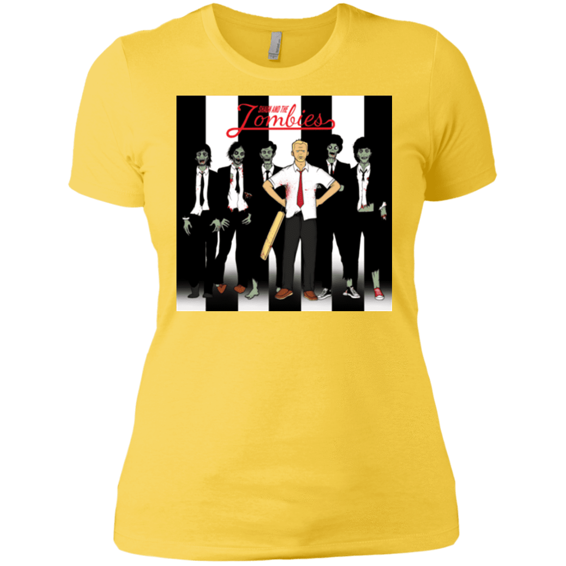 T-Shirts Vibrant Yellow / X-Small Shaun and the Zombies Women's Premium T-Shirt