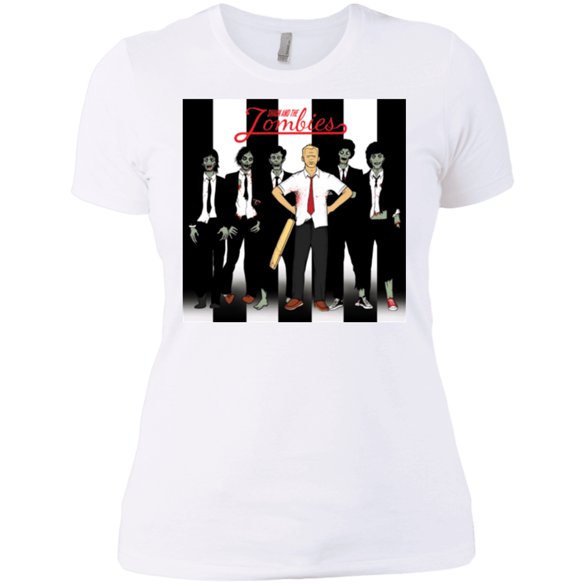 T-Shirts White / X-Small Shaun and the Zombies Women's Premium T-Shirt