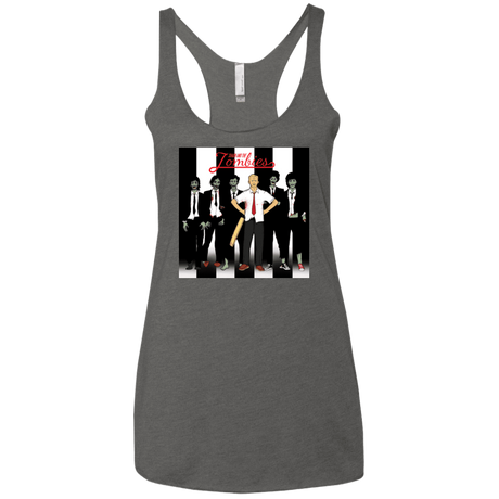 T-Shirts Premium Heather / X-Small Shaun and the Zombies Women's Triblend Racerback Tank