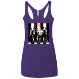T-Shirts Purple / X-Small Shaun and the Zombies Women's Triblend Racerback Tank