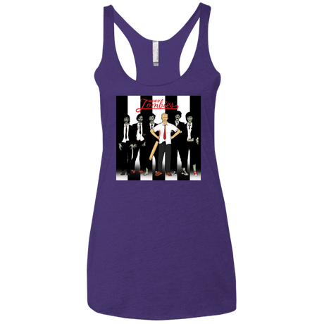 T-Shirts Purple / X-Small Shaun and the Zombies Women's Triblend Racerback Tank