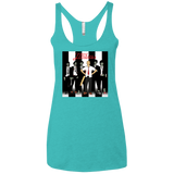 T-Shirts Tahiti Blue / X-Small Shaun and the Zombies Women's Triblend Racerback Tank