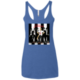 T-Shirts Vintage Royal / X-Small Shaun and the Zombies Women's Triblend Racerback Tank
