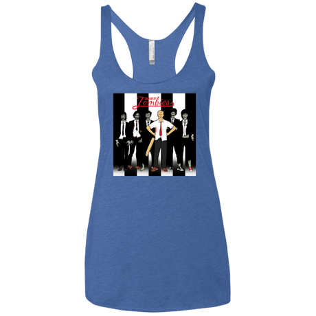 T-Shirts Vintage Royal / X-Small Shaun and the Zombies Women's Triblend Racerback Tank