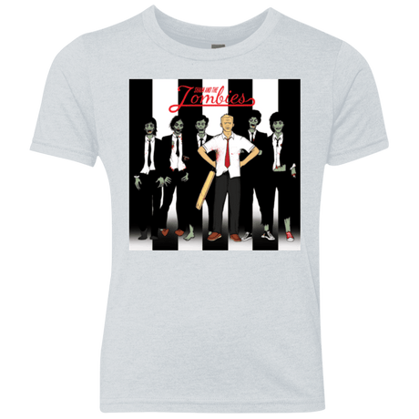 T-Shirts Heather White / YXS Shaun and the Zombies Youth Triblend T-Shirt