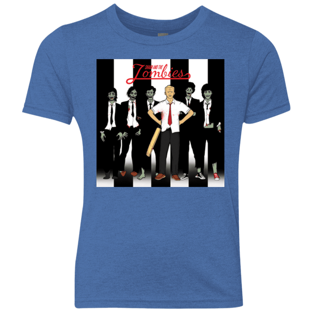 T-Shirts Vintage Royal / YXS Shaun and the Zombies Youth Triblend T-Shirt