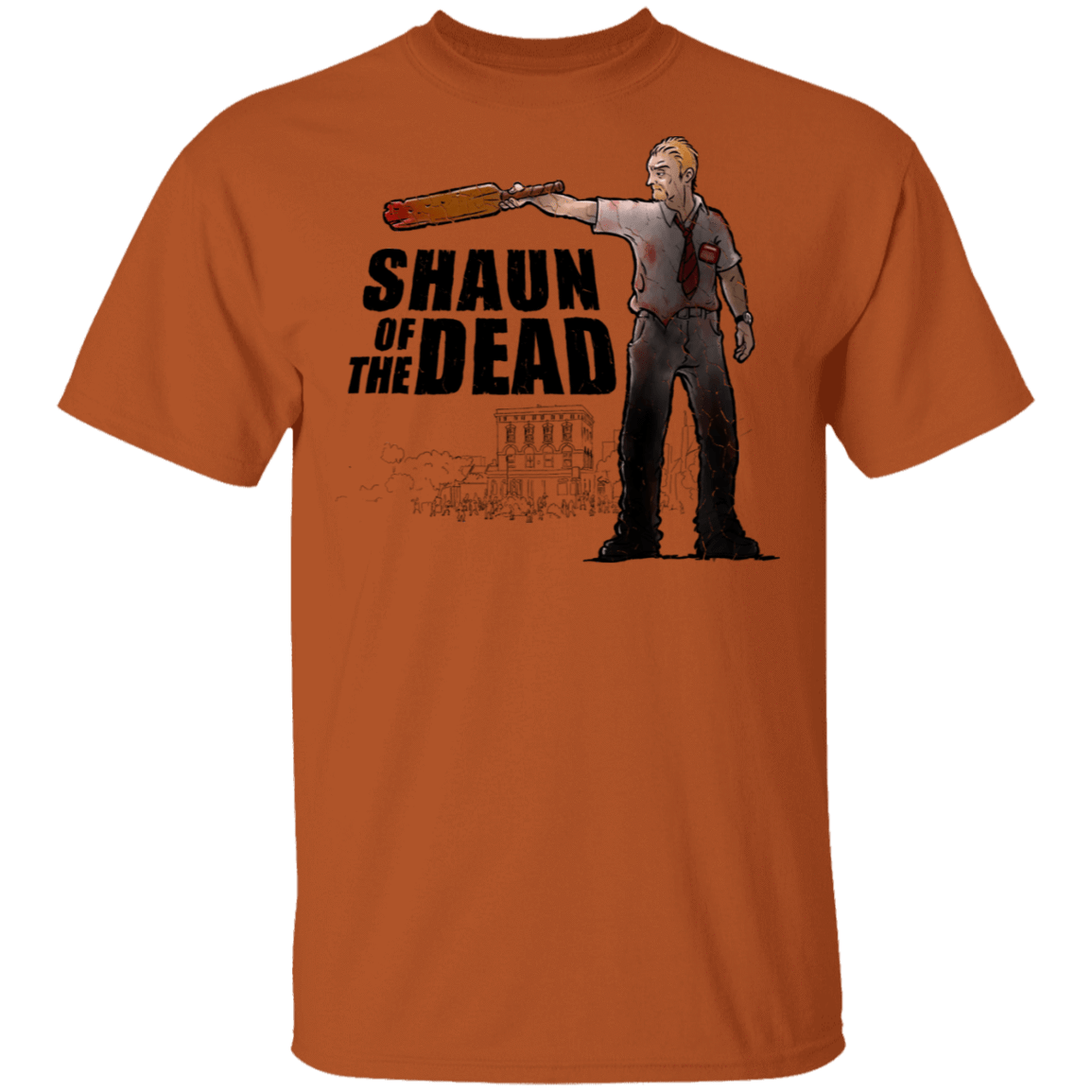 T-Shirts Texas Orange / S Shaun Of The Dead T-Shirt